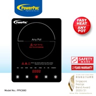 PowerPac Ceramic Cooker Steamboat (Any Pot), BBQ Grill 2000 Watts  (PPIC880)