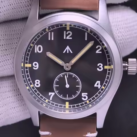 MILITREK 2025 Men's Quartz Watch Miyota 1L45 37mm Military Sapphire Glass Luminous Waterproof Stainl