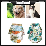 Kool Dog Summer T-Shirt Beach Dog Shirt Hawaiians Dog Shirt Beach Puppy Shirts
