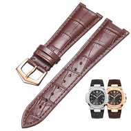 Suitable for PP Patek Philippe Nautilus 5712G 5726A-001 Notch Leather Watch Strap For Men Single Buy
