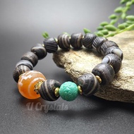 复古藏式风化缠丝玛瑙天珠手串 Retro Tibeten Style Eroded Laced Agate DZI Bracelets