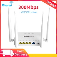 Cioswi WE1626 4G LTE Wireless Router 300Mbps WIFI For 3G 4G USB Modem With 4 External Antennas 802.11g  openWRT/Omni II Access Point
