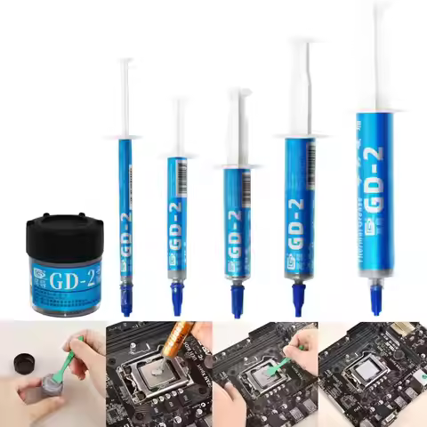 GD900 GD-2 Thermal Conductive Grease Paste For Computer Heatsink CPU GPU Processors Coolers Plaster 