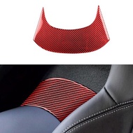 Red Carbon Fiber Rear Center Panel Cover Trim Sticker For Corvette C7 2014-2019