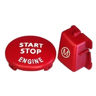 Car Engine Start Stop Switch Steering Wheel M Button Replace Cover Fit For BMW 1 3 Series E81 E82 E8