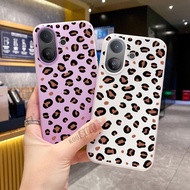 Leopard Print 2-in-1 Phone Case For Vivo V70 V60 Lite V50 V40 Pro V60E V50E V40 SE Y200 Y300 Trendy 