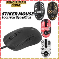 Logitech G102 G304 Anti-Slip Grip Tape Anti-Sweat and Scratch Resistant Sticker For Logitech G304 Wi
