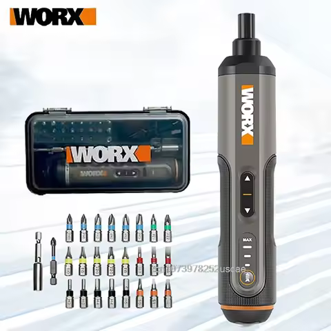 Electrical Screwdriver Set Worx 3.6V WX240 Smart Cordless Electric Screwdrivers USB Rechargeable Han