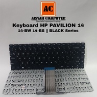 Hp PAVILION 14-BW 14-BS 14-BA 240g6 Laptop Keyboard - BLACK