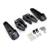 Motorcycle Accessories Rear Passenger Foot Pegs Mount Black Pedal for Vespa GTS 300 GTS300 Gts300 Gt