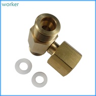 Wor* Highly Pressure CO2 Tank Adapter Sodas Cylinder Brass CO2 Cylinder Tank Adapter