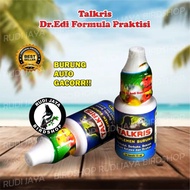 TALKRIS DR EDHI ORIGINAL PAK PONCO VITAMIN CRYSTAL NEW PACKAGING FOR BIRDS WITH SORE THROAT, HOARSE,