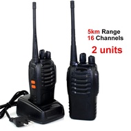 [ 2pcs Sepasang ] Walkie talkie handy talkie compatible for / untuk Baofeng 16 channel HT Radio