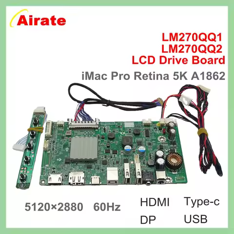 27 '' iMac A1419 A2115 5K LCD Controller With DP Type-c Driver Board DIY Monitor kit For LM270QQ1 LM