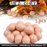 5pcs Toy Fake Eggs Plastic Imitation Eggs for DIY Easter Eggs Children's Toys Painting Tools