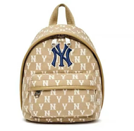 MLB 2024ใหม่ NY สูทกากีกระเป๋าเป้พิมพ์ลายทั่วลำตัว Crossbody กระเป๋าทรงถังกระเป๋ากล้อง