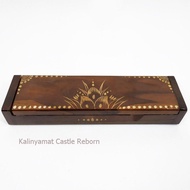 Kotak Wadah Penyimpanan Pipa Rokok dan Pusaka Kerajinan Kayu Jati