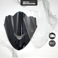 YAMAHA FZ150I N3 COWLING VISOR (BLACK/CLEAR) WINDSHIELD FZ150 I NEW 3 V3 FZ 150I (S)