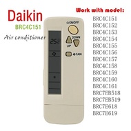 Remote Daikin air conditioner remote BRC4C151 BRC4C152 BRC4C153 BRC4C154 BRC4C155 BRC4C156 BRC4C157