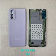 Samsung A82 purple back (with orange glass)