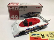 Tomica Tomy 49 Nissan March 85G 日本製 有貼紙