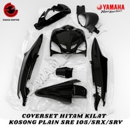 SRE/SRX/SRV COVERSET YAMAHA SET KOSONG/PLAIN HITAM KILAT (METTALIC BLACK) YAMAHA SRE 105 YAMAHA SRX 