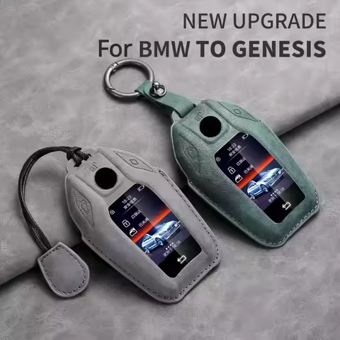 Leather Car Smart Key Case Cover for Bmw X3 G01 G31 X5 G05 X4 G02 G30 G32 I8 X7 M5X F20 Car Key Case