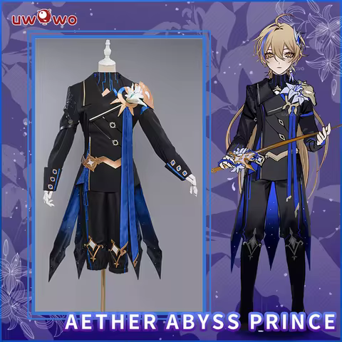 LAST BATCH UWOWO Aether Cosplay Exclusive Genshin Impact Cosplay Abyss Prince Aether Costume Travele