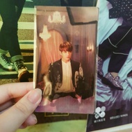 Bts WINGS Concept Book Photocard Lens Jungkook