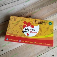 CETAK CUSTOM KEMASAN BOX NASI AYAM GEPREK DUS NASI AYAM DUS AYAM