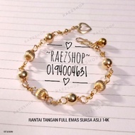 Exclusive 14K SUASA GOLD FULL HAND CHAIN