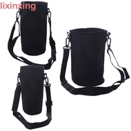 LIXINXING Sport Cup Covers Bag, 18/36/64oz Neoprene Water Bottle Cover Bag, Holder Pouch Portable Bl
