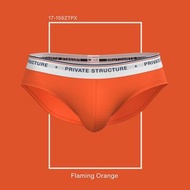 Private Structure - Private Structure CHUMM!系列男士棉質迷你三角內褲 - 鑲邊橙