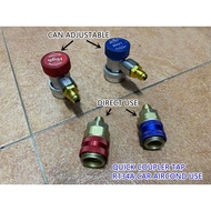 ADAPTER CAR AIRCOND Hose gas HIGH/LOW side R134A QUICK COUPLER ADAPTER socket check gas automobile k
