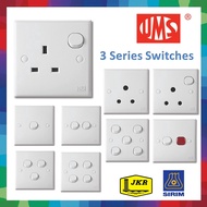 UMS 3 Series Switch & Socket / Suis plug socket / 13A Switch Socket Outlet / Plug