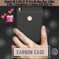 Xiaomi Mi 9/9SE/9T/9T Pro/Mi Max/Max 2/Max 3/Mix 2/Pocophone F1/Redmi K20/K20 Pro Carbon Fiber Slim 