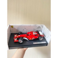 Hot Wheels Ferrari f1 1/18 f2005 Schumacher 2005 Schumacher Last Car Quilt fla Hard Control One Year