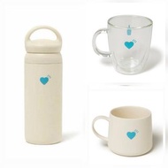 ⭐️🈹️$258即日自取／寄出⭐️HUMAN MADE X BLUE BOTTLE MUG GLASS DOUBLE WALL TUMBLER BOTTLE生日禮物入伙送禮自用陶瓷杯玻璃杯保溫杯 🇯🇵