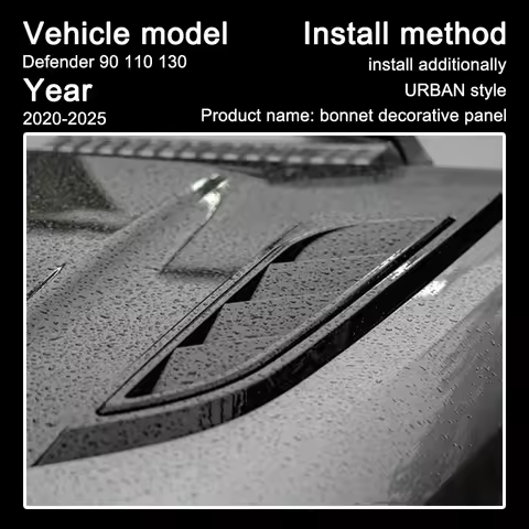 URBAN Style Bonnet Trim panel for Land Rover Defender 90 110 L663 2020-2025 Air Vent Cover Exterior 