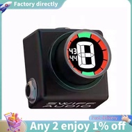 1 PCS C20 Innovative Mini Pedal Tuner Aluminum Alloy Pedal Tuner for Chromatic Guitar  Tuning LED Di