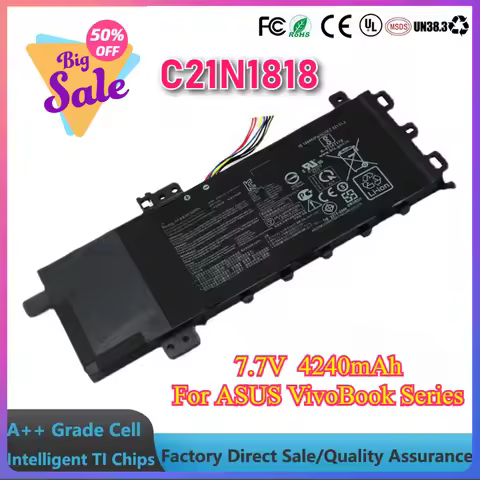 NEW C21N1818-1/2/3 Laptop Battery For ASUS VivoBook 15 X512DA X512JA X512FJ X512FL X512J F512FA F512