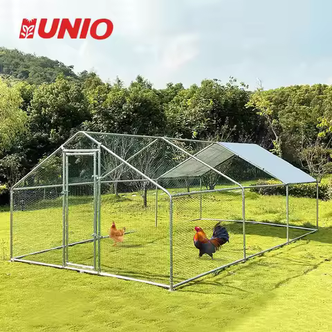 Walk in Chicken Run Coop Run Animal Cages Chicken Cage 4Lx3Wx2H m