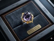 紫海膽花水晶 s 925 銀