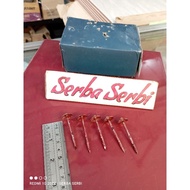 MERAH {RED Zinc NAILS / BOX} Red zinc roofing nails 1-3/4" roofing / box 650gram