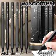 WISDOMEST 10/30PCS Graphite Pencil, HB 2B Black Lead Sketch Pencil, Multi-Function Black Wood HB/2B 