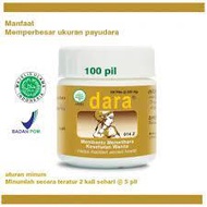 Pengencang dan Pembesar Payudara PERMANEN DAN CEPAT 100% ALAMI Dara isi 100 Pil