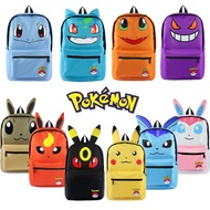 Pokemon Cartoon backpack ear  schoolbag beg sekolah