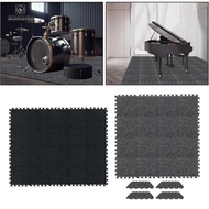 SONONIA 11.8x11.8" Felt Exercise Mats 20 x for Gym Protection Anti Slip Equipment Padding Wear Resis