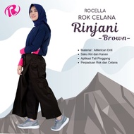 Rok Celana Wanita Muslimah - Rok Celana Cargo Outdoor Lapangan Hiking Naik Gunung - Rok Celana Train