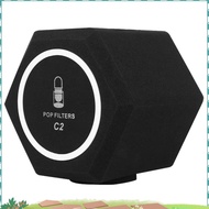 Mic Noise Reduction Wind Screen C2 Microphone -Filter Acoustic for Record Studios Mic Sound-Absorbin